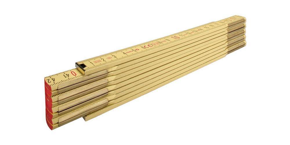 STABILA Gliedermaßstab 2 m Holz Type 607-0