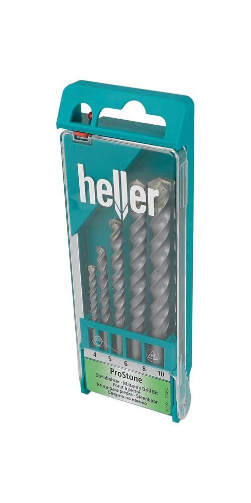 Heller ProStone Steinbohrer, Set 5-tlg. Ø 4/5/6/8/10 mm-0