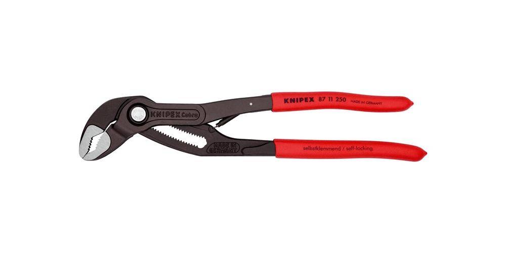 KNIPEX Wasserpumpenzange Cobra®matic L.250mm mit Kunststoff überzogen-2