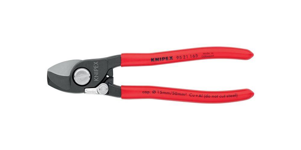 Knipex 95 21 165 SB Kabelschere mit Öffnungsfeder-1