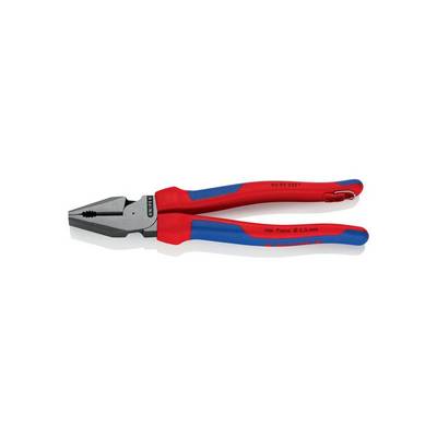KNIPEX Kraftkombizange L.225mm max. 25mm2 mit Sicherungsöse schwarz-0