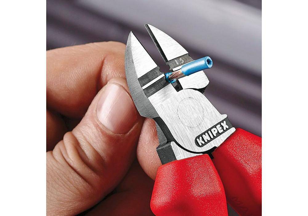 Knipex 14 22 160 SB Abisolier-Seitenschneider-2