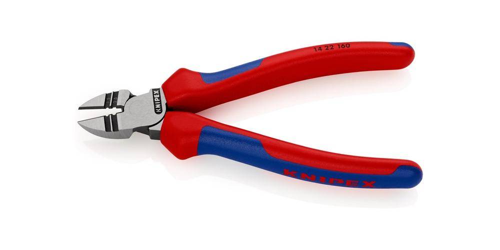 Knipex 14 22 160 SB Abisolier-Seitenschneider-4