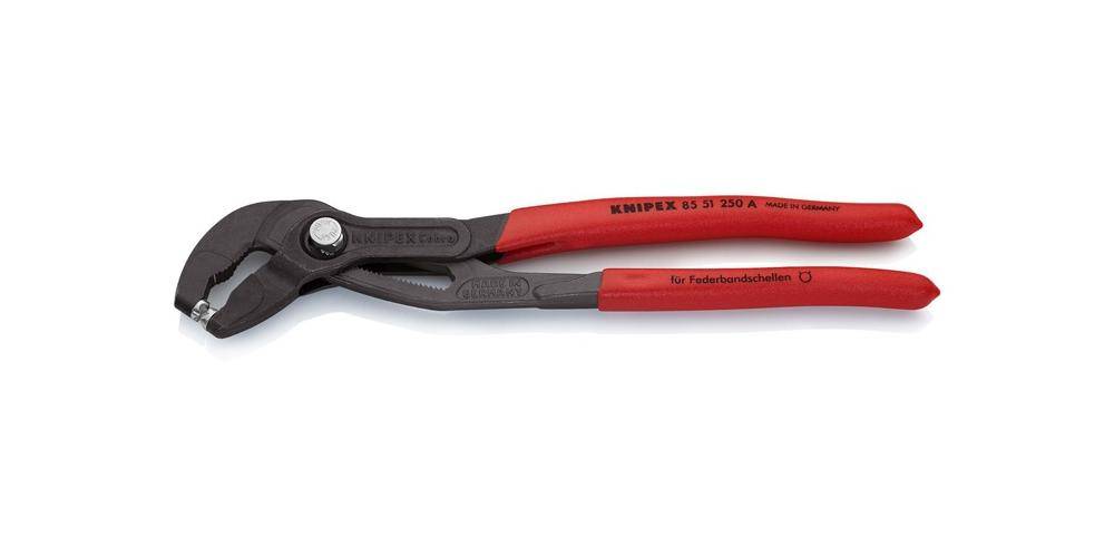 Knipex 85 51 250 A SB Federbandschellenzange grau