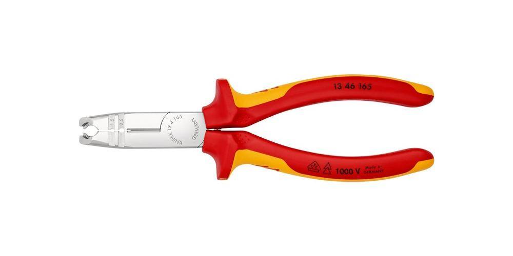 KNIPEX Verdrahtungszange L.160mm 0,5-0,75/1,5/2,5mm2 verchromt-0