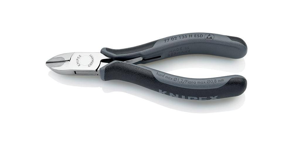 Knipex Elektronik-Seitenschneider mit Hartmetallschneide ESD - 7702135HESD-0
