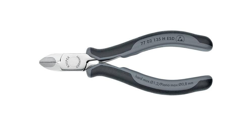 Knipex Elektronik-Seitenschneider mit Hartmetallschneide ESD - 7702135HESD-1