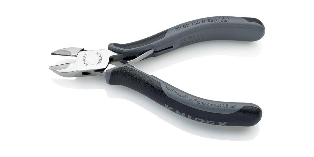 Knipex Elektronik-Seitenschneider mit Hartmetallschneide ESD - 7702135HESD-3
