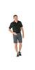PLANAM Shorts Highline Nr.2372 Gr.XXL schiefer/schwarz/rot