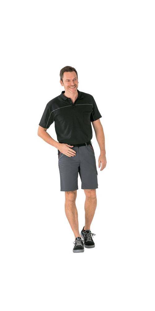 PLANAM Shorts Highline Nr.2372 Gr.XXL schiefer/schwarz/rot