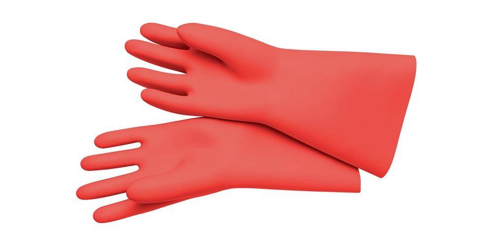 KNIPEX 98 65 40 Elektriker-Handschuhe isoliert Größe 9 / Klasse 0 410 mm-1