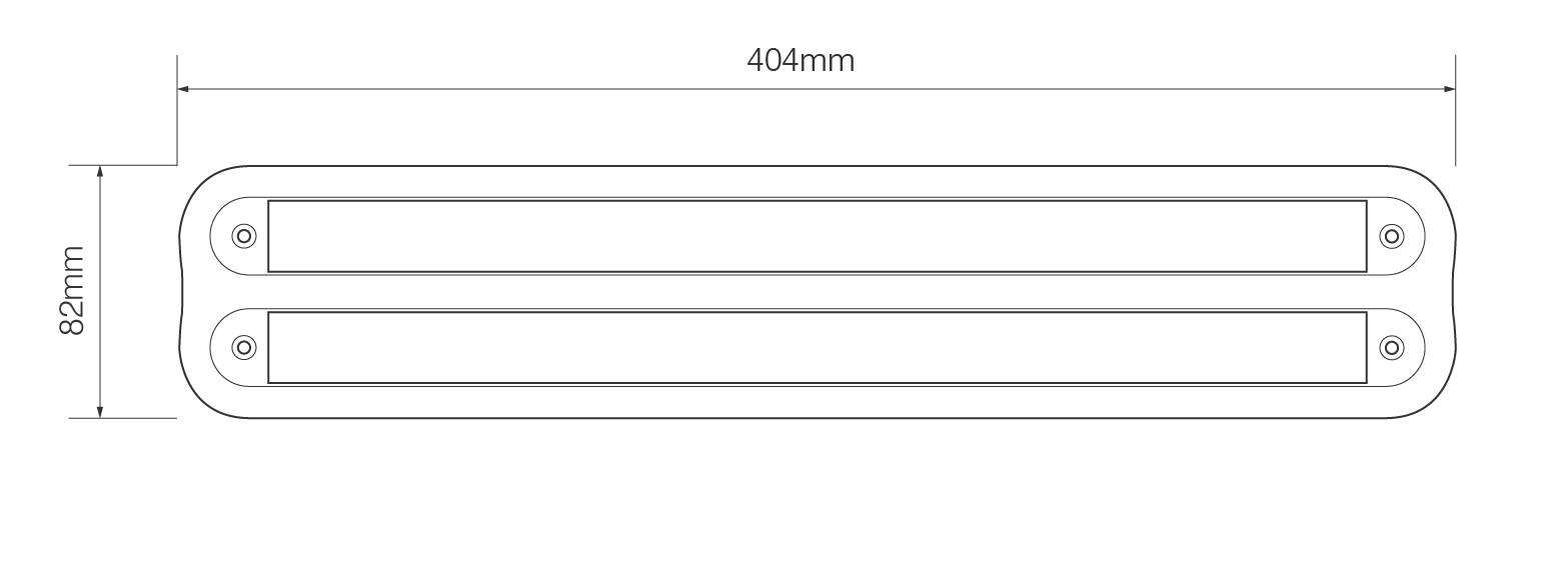 Aufbaurahmen, Doppelrahmen, verchromt, für Serie 380-1