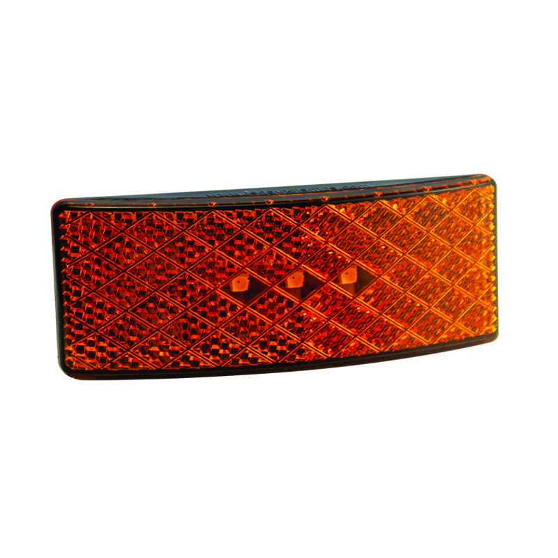 LED Seitenmarkierungsleuchte mit Rückstrahler, Black Edition, Serie EU38, Click & Stick-1