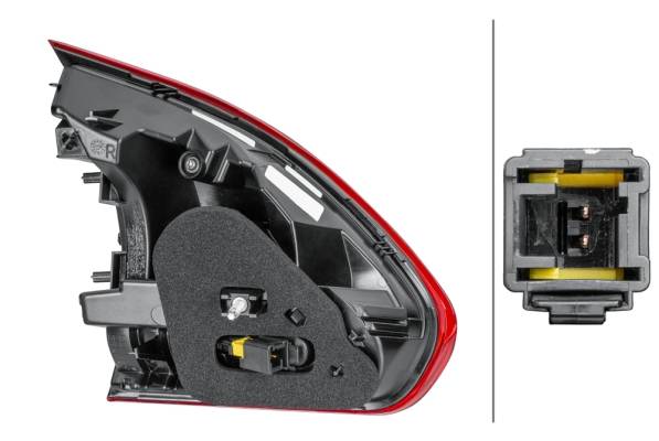 HELLA 2SA 354 846-021 Heckleuchte - LED - innerer Teil - rechts - für u.a. Peugeot 2008 I (Cu_)-1