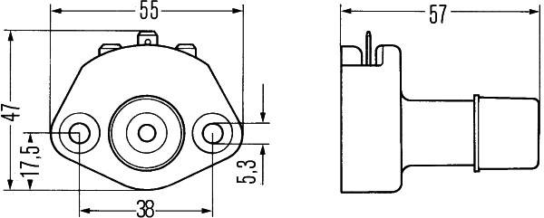 HELLA 6AJ 001 751-021 Schalter, Hauptlicht-1