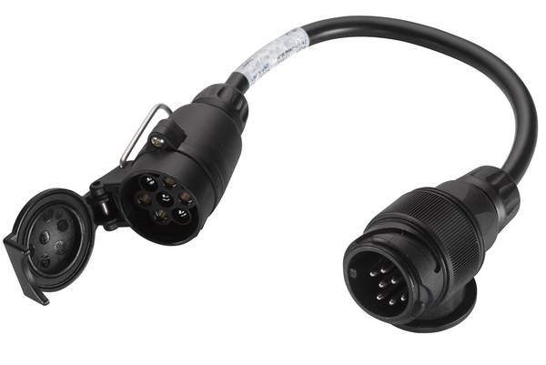 HELLA 8JA 005 952-001 Adapterkabel, Anhängersteckdose - Stecker: 137/ISO 114461724 - Länge: