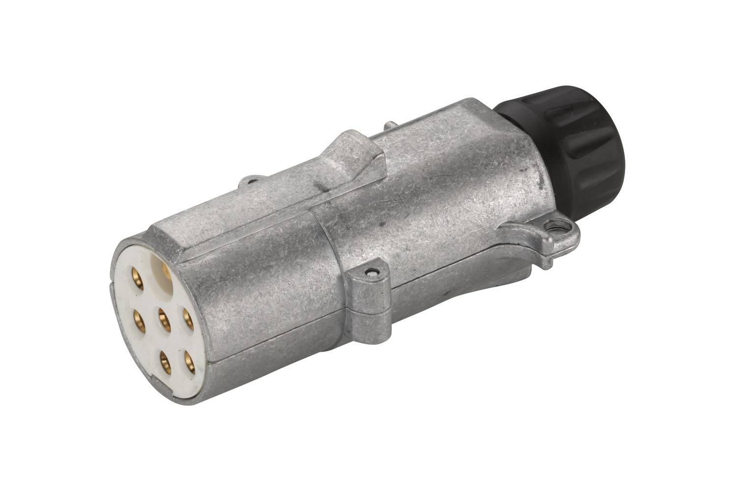 HELLA 8JA 003 832-001 Stecker - 7-polig - Stecker: Schraubkontakt - Metall - DIN/ISO: 3731-0