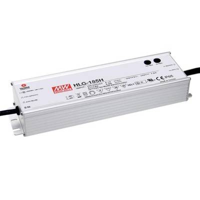 MEANWELL - MEAN WELL HLG-185H-24B, 187,2 W, IP65, 62000 h, -40 - 90 °C, 90 ~ 305 V, 47 - 63 Hz