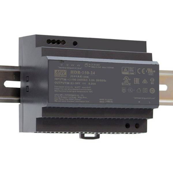 MEANWELL - MEAN WELL HDR-150-12 - 85 - 264 V - 150 W - 12 V - 105 mm - 54,5 mm - 90 mm