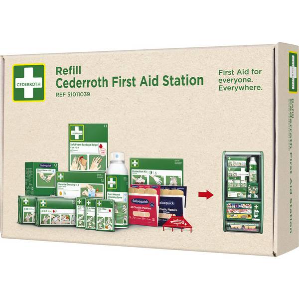 CEDERROTH Nachfüllpackung für Erste-Hilfe-Station 51011026 (8910088)