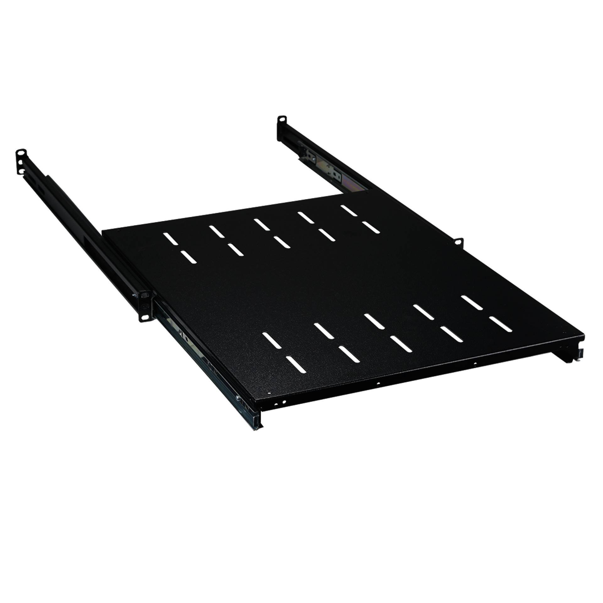 EFB-Elektronik 691651NAGR.6, 19" 1HE Fachboden ausziehbar, ET 408..612 mm, 30 kg, ST 600, RAL7035-0