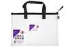 Snopake 15870 Projekt-/Büchertasche A4++, aus EVA-Netzstoff, robust, mit weichem Tragegriff,