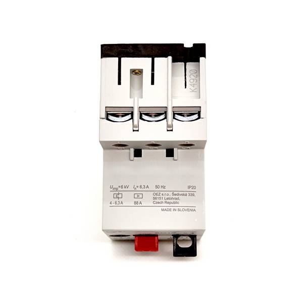 Motor-Schutzschalter bis 400V AC 3-phasig Einstellbereich von 4-6,3A max. 2,5kW Motor-Starter Drehstrom