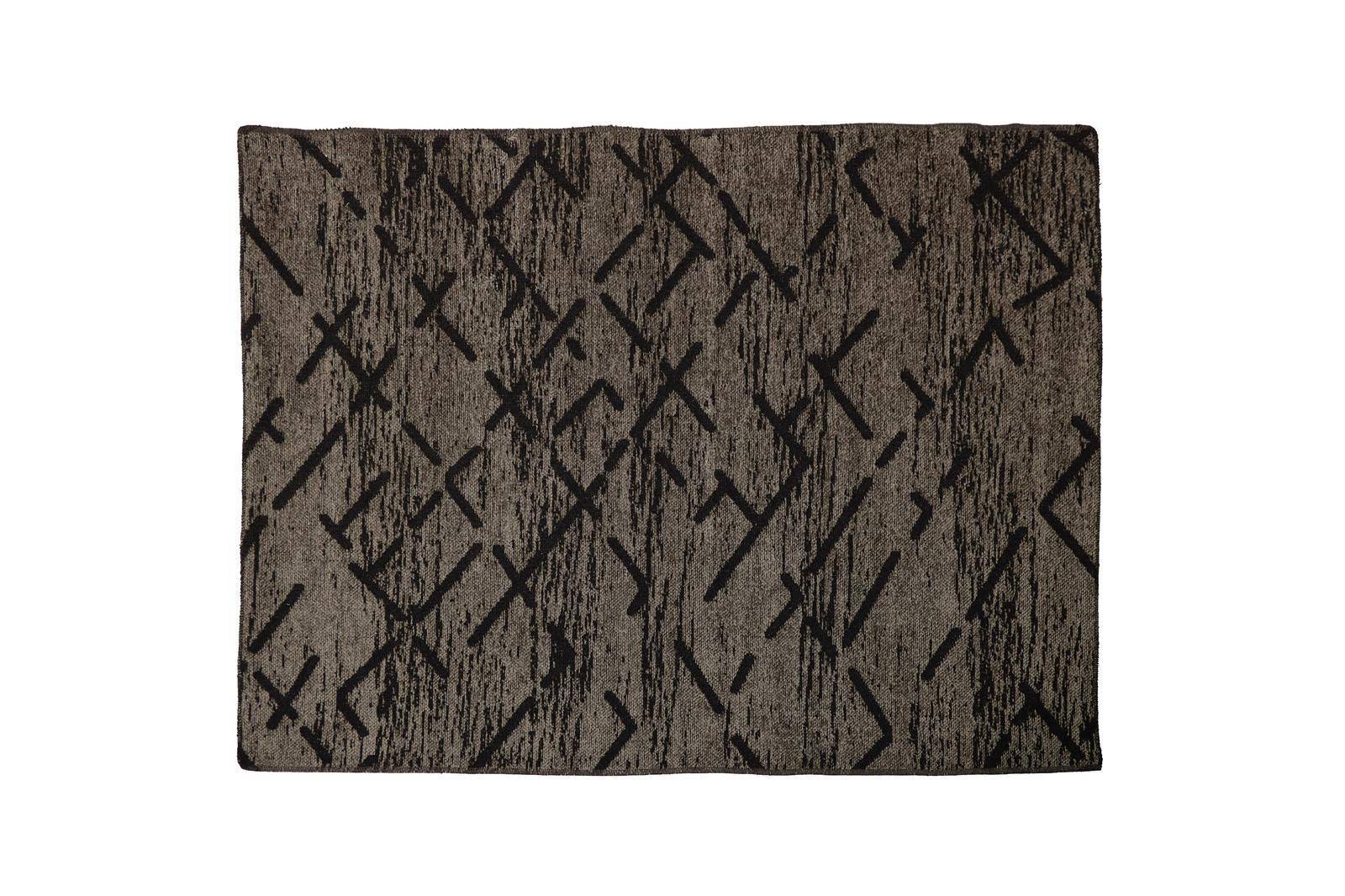 Teppich (160x230 cm, dunkelgrau)-0