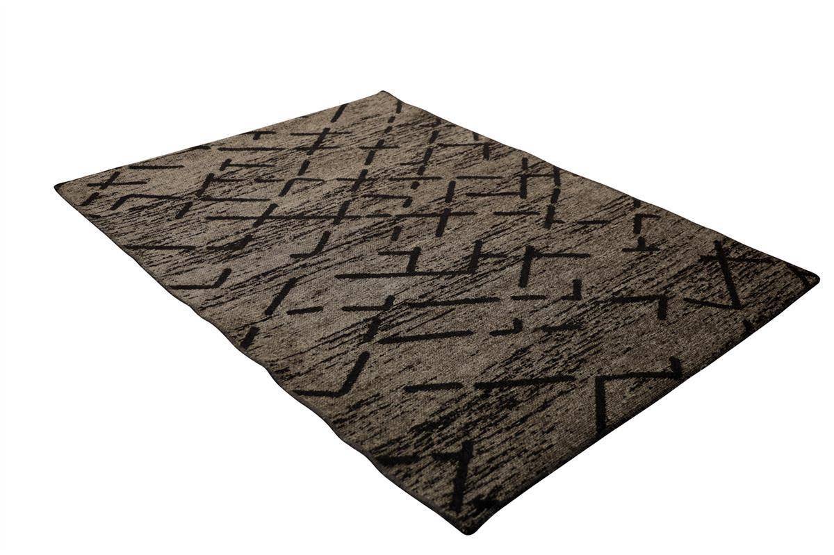 Teppich (160x230 cm, dunkelgrau)-1
