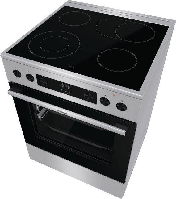 740939 Gorenje GECS6C70XPA Edelstahl Standherd mit Glaskeramik Kochfeld 60cm-0
