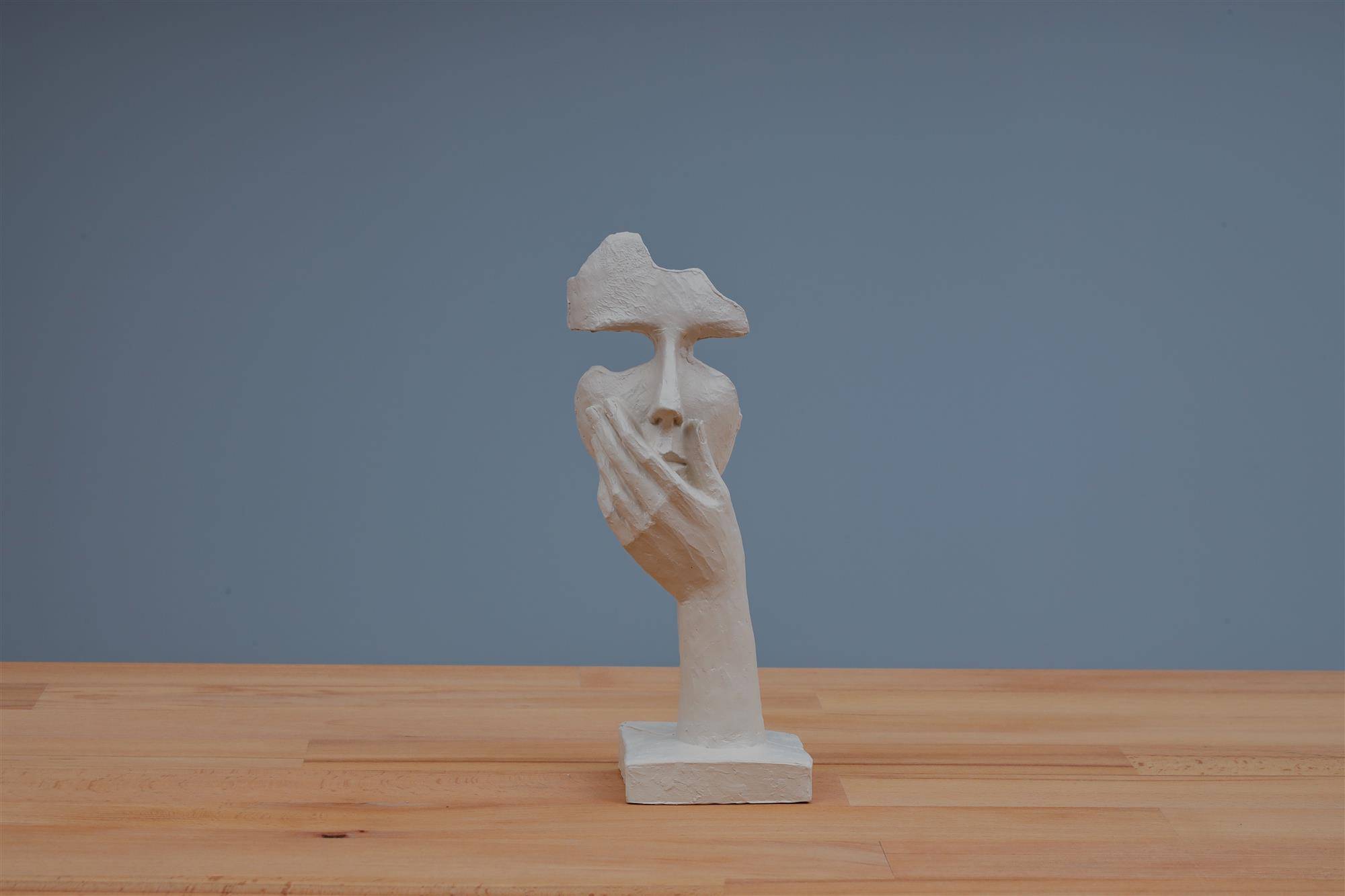 Wohnaccessoires, minimalistische Skulptur, beige, didn´t know-1