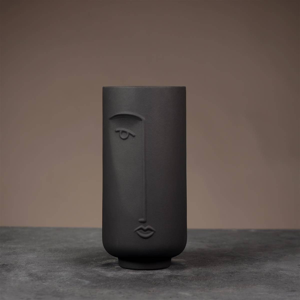 Blumenvase, 13x28 cm, schwarz-0