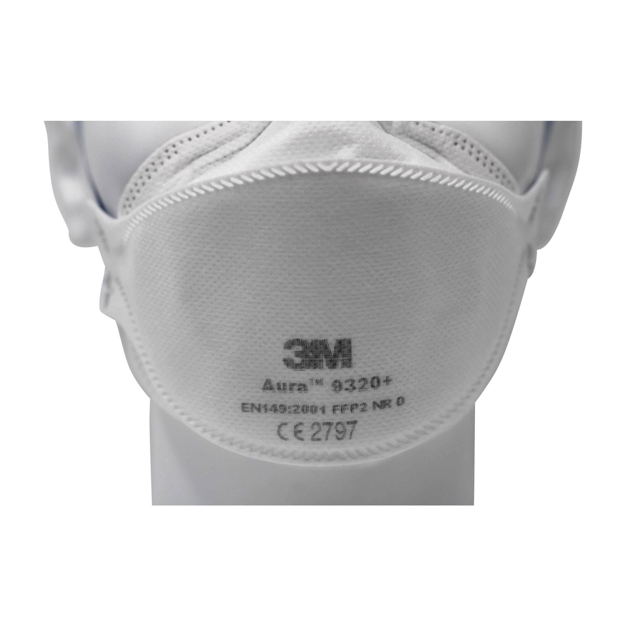 3M Aura 9320+ FFP2 Atemschutzmaske NR D ohne Ventil AGW 10-1