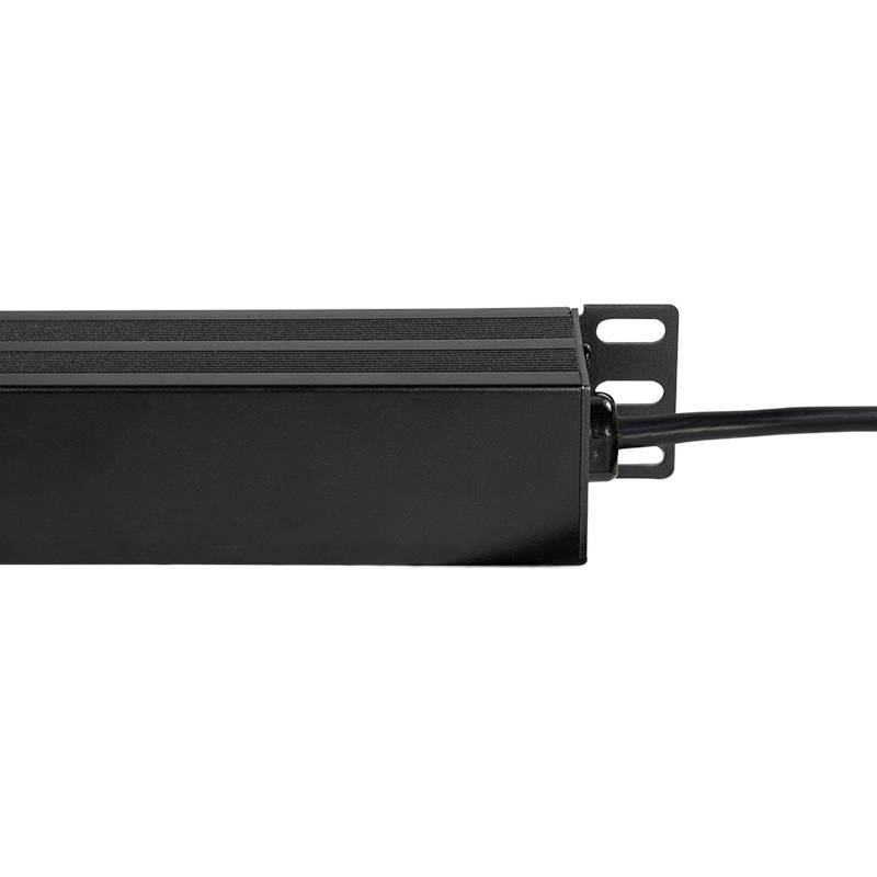 Steckdosenleiste 7-fach 19" mit Netzfilter schw. - Steckdosenleiste - 2 m-4