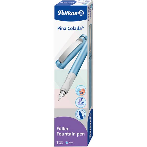 Füllhalter Pina Colada, Feder M, blau PELIKAN 400195790