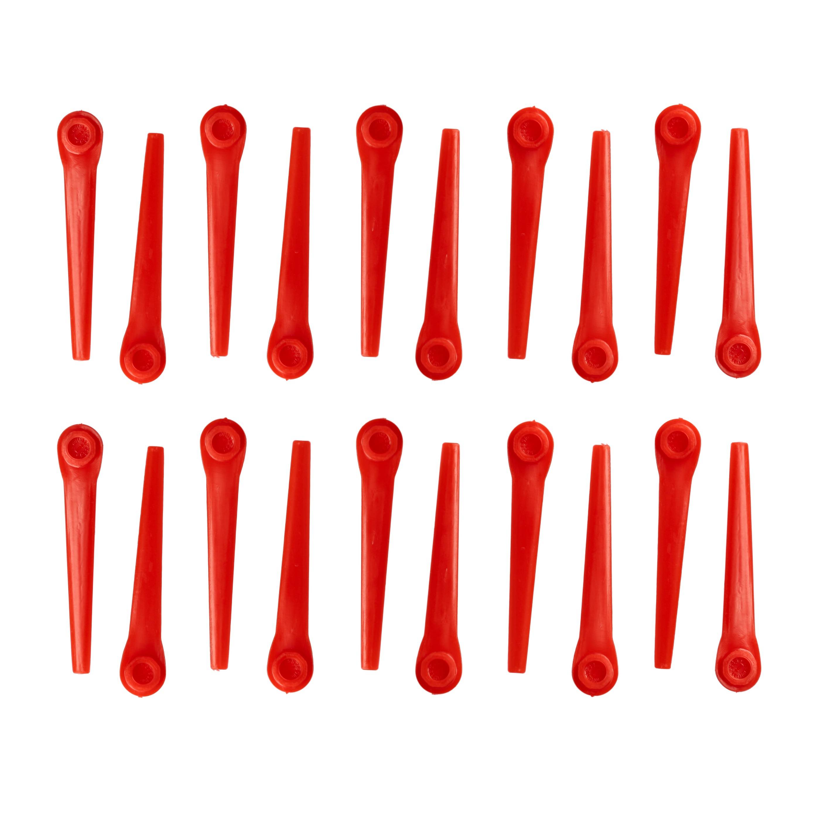 vhbw 20x Ersatz-Messer kompatibel mit Gardena AccuCut 2417-20 | 2417, 400Li 8840, 400Li 8840-20 Rasentrimmer --0