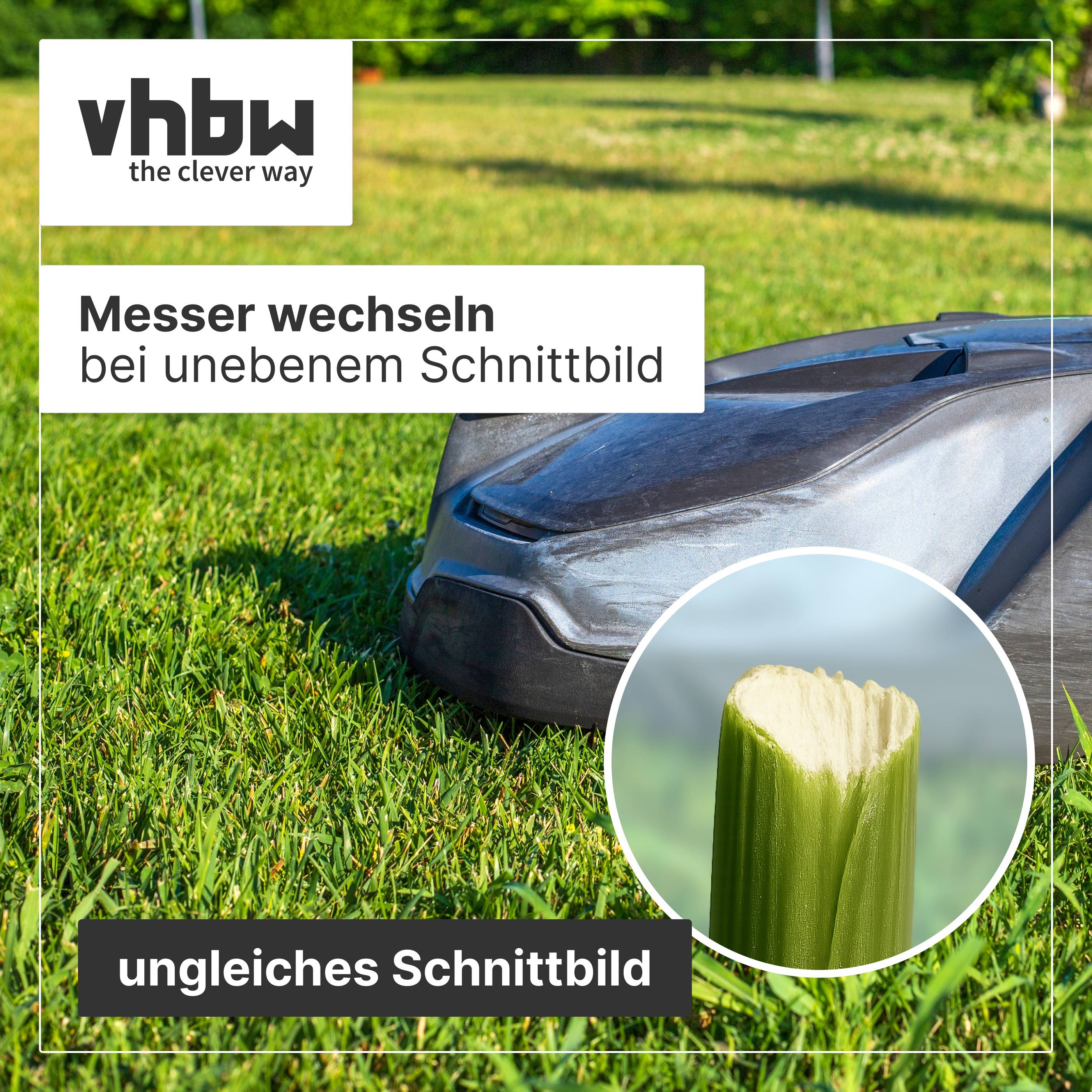 vhbw 10x Ersatz-Messer Ersatz für Gardena RotorCut 5368-20 für Rasentrimmer | Ersatzklinge, Orange, Kunststoff-3