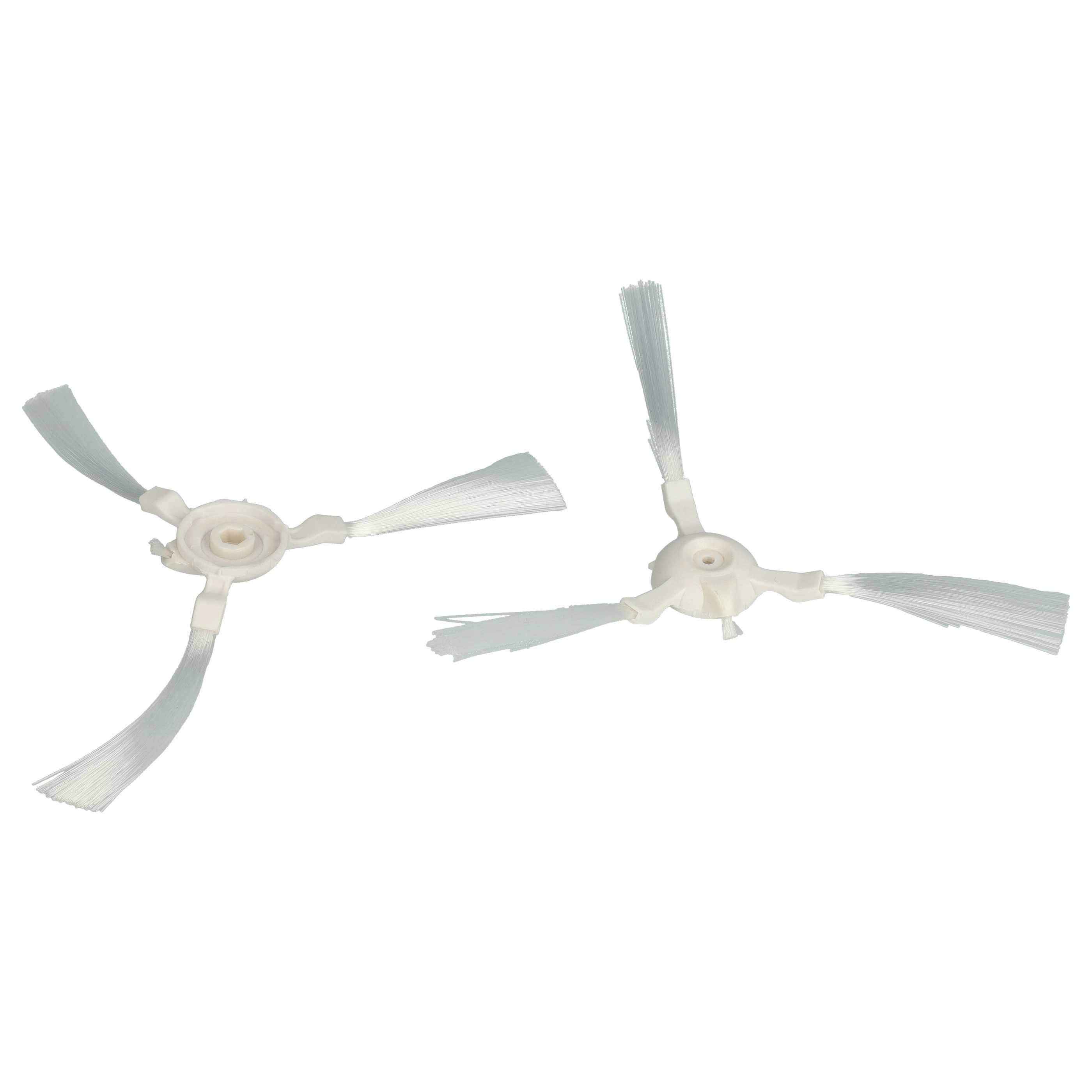 vhbw 2x Seitenbürste kompatibel mit Rowenta X-plorer Serie 45 Aqua RR8275 | RR8275WH, RR6875, RR8277 Saugroboter --1