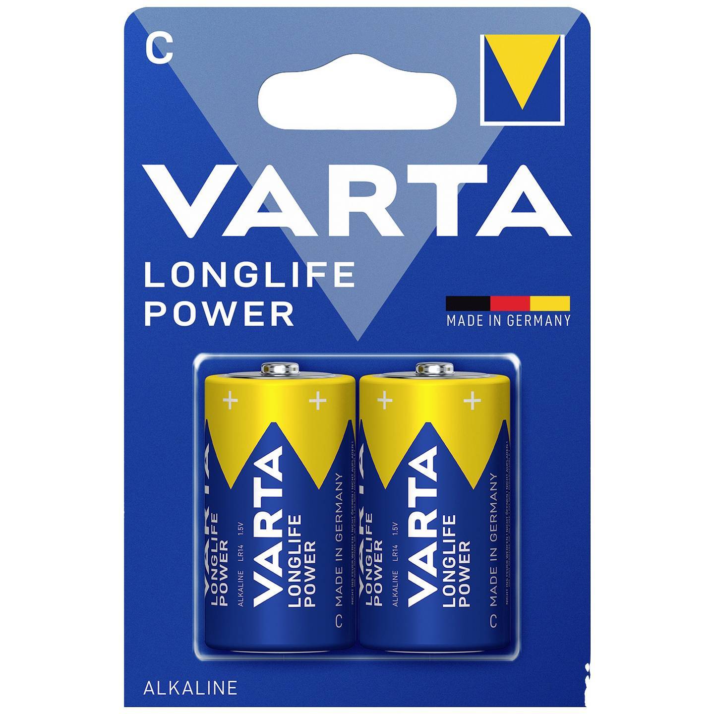 Varta LONGLIFE Power C Bli 2 Baby (C)-Batterie Alkali-Mangan 7800 mAh 1.5 V 2 St.