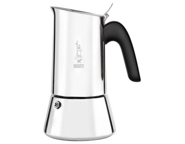Bialetti Espressokocher Venus 10 Tassen Silber