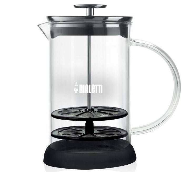 Bialetti 0004410 - Französische Presse - 1 l - Schwarz - Transparent - Glas-0