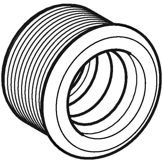 Geberit PE Steckdichtung d 44/32 mm zu Siphonanschluss-und Doppelbogen 152682, 1 Stk.-3