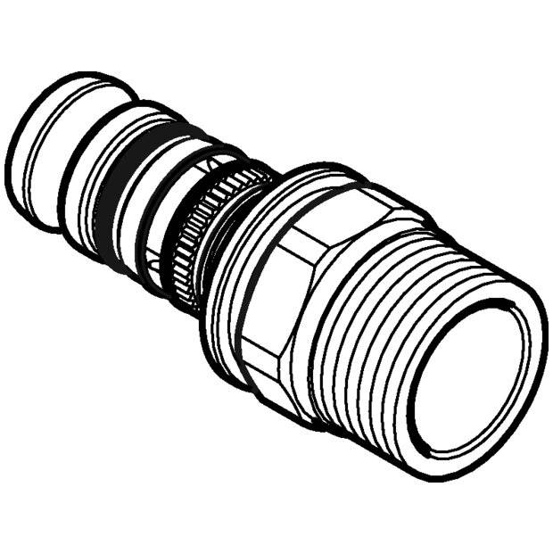GEBERIT Mepla Übergang mit AG Rg d32-R1-3