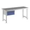 Werkbank Gestellbauweise Serie V 3 Schubladen Universalplatte Breite 2000 mm. Anton Kessel GmbH |