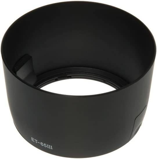 Photecs® Gegenlichtblende Streulichtblende ET-65III für Canon EF 85/1.8 USM-0
