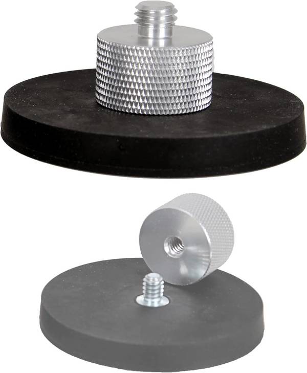 Photecs® Magnet-Halterung 66mm UNC 1/4" für Kamera, Action Cam/GoPro, Handy, Sensorik etc. (PMH-2)