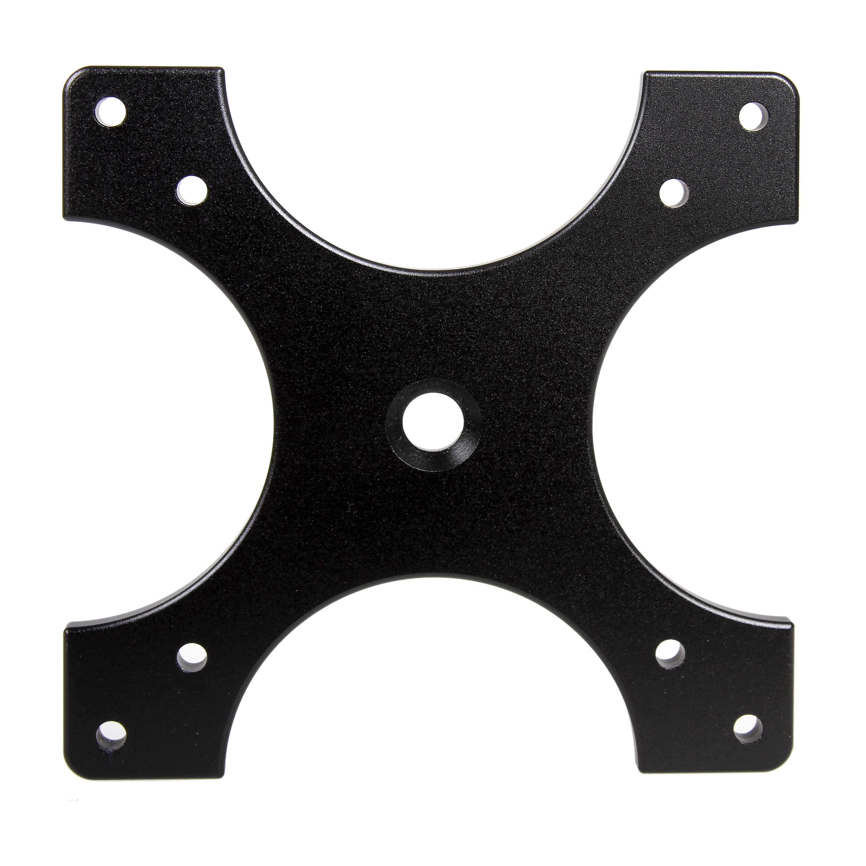 Photecs® Universeller VESA Adapter 75x75 und 100x100, zentrale Senkkopf-Bohrung f. M6 oder UNC 1/4"-0