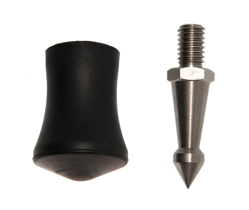 Photecs® Stativ Spike (Stahl) 3/8" mit Gummikappe-1