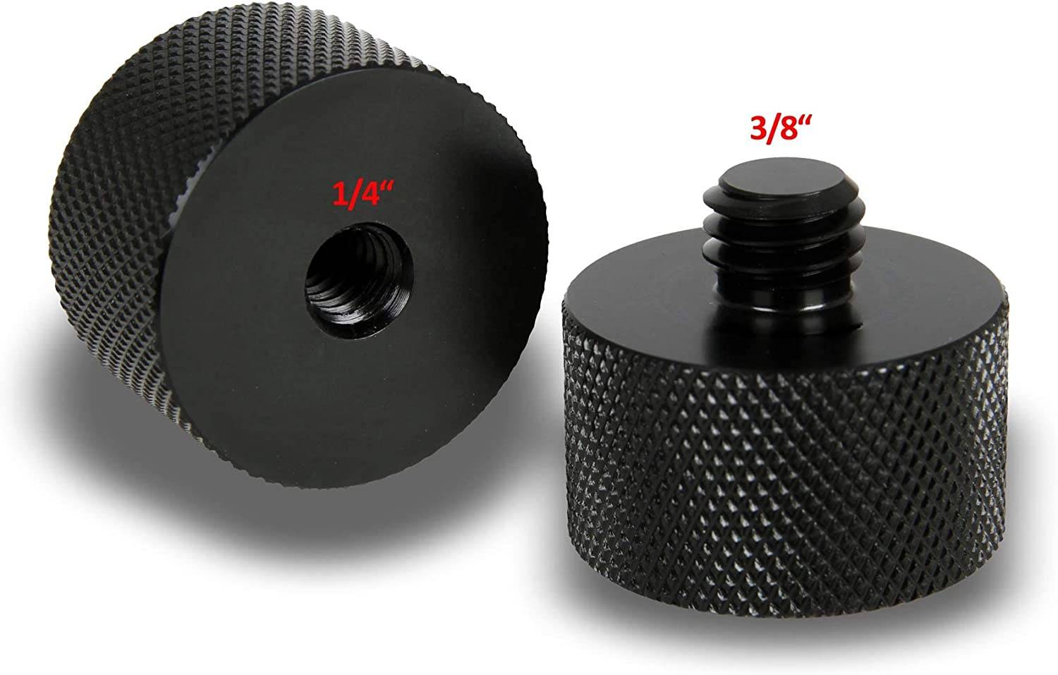 Photecs® Gewindeadapter UNC 1/4"-20 zu 3/8"-16, Adapter-Schraube für Zollgewinde-0