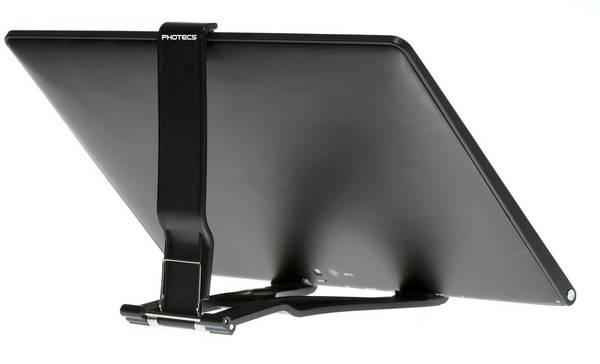 Photecs® Tablet-Stativ-Adapter Typ1 mit 1/4" Zoll Gewinde, Universal-Halter bis 21cm Tablet-Breite